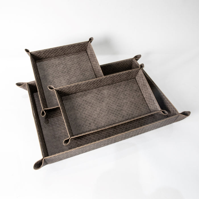 VALET TRAY SQUARE BROWN 26CM (202042193)