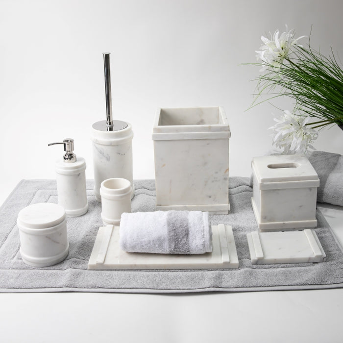 OTL-8PCS BATHROOM SET B-WHITE (264846576)