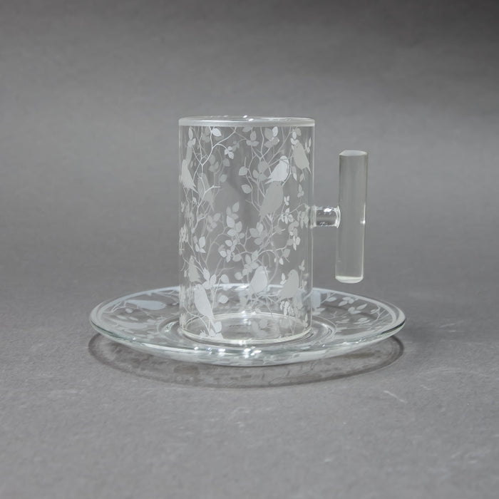 NABEISI-SET/6PCS TEACUP&SAUCER SLV (202016518)