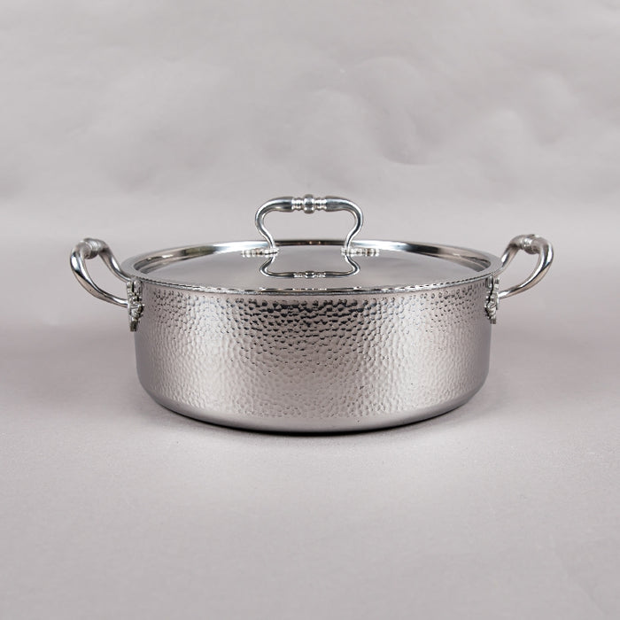 TRI-PLY CASSEROLE WITH LID 28CM (202020010)