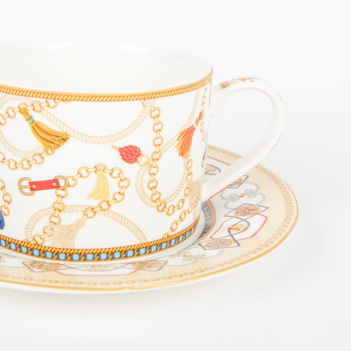 CHEVEL TEACUP & SAUCER 220ML (202073389)