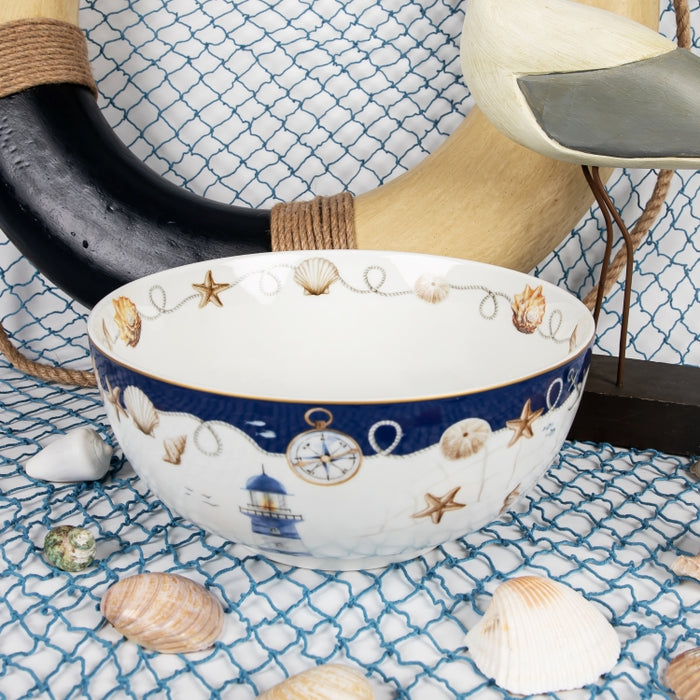 BLUE LTHOUSE BOWL 23CM (202073457)