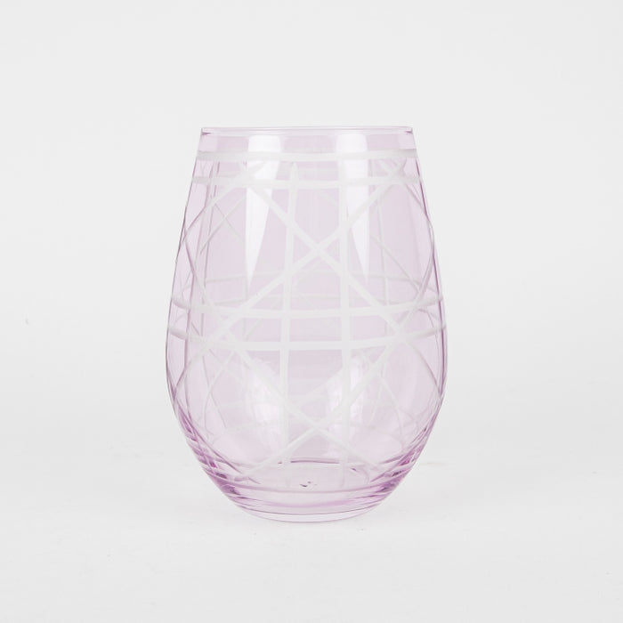 GLASS TUMBLER SET/6PCS PURPLE (202016436)