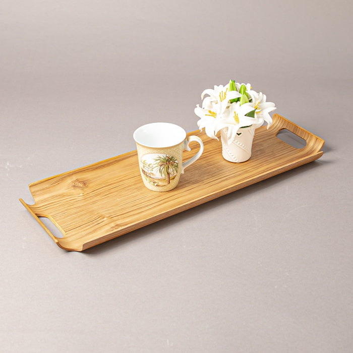 WOODEN TRAY 55CMX20CM NATURAL (202107411)