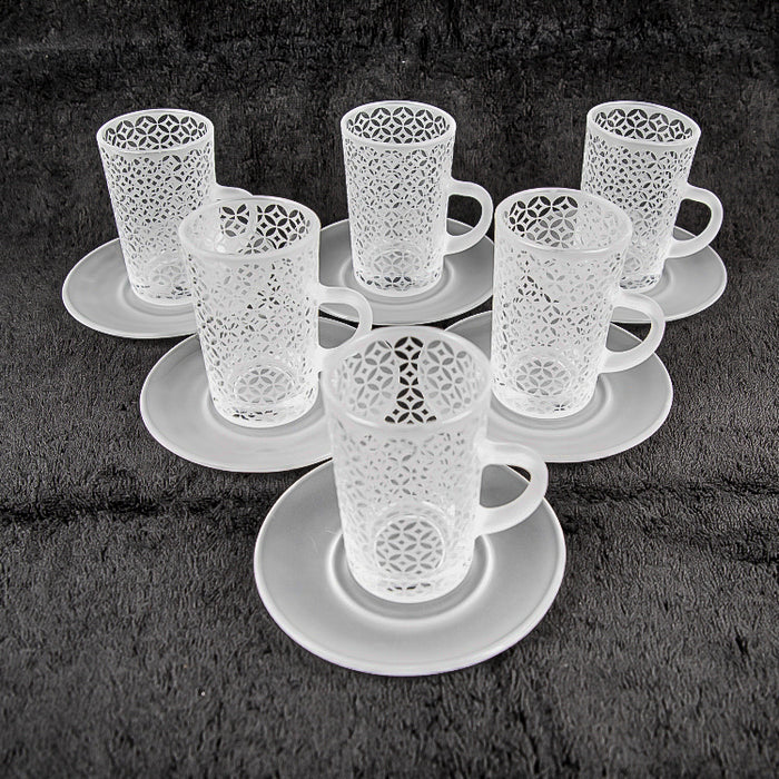 NABEISI-SET/ 6 PCS TEACUP & SAUCER (202016450)