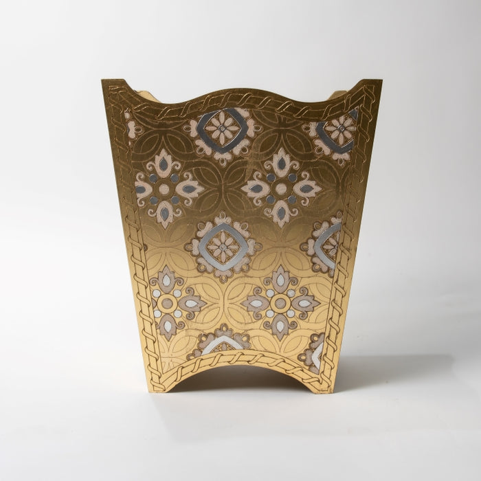 FIRIDOLFI WOODEN WASTE BASKET IVR/S (202140035)