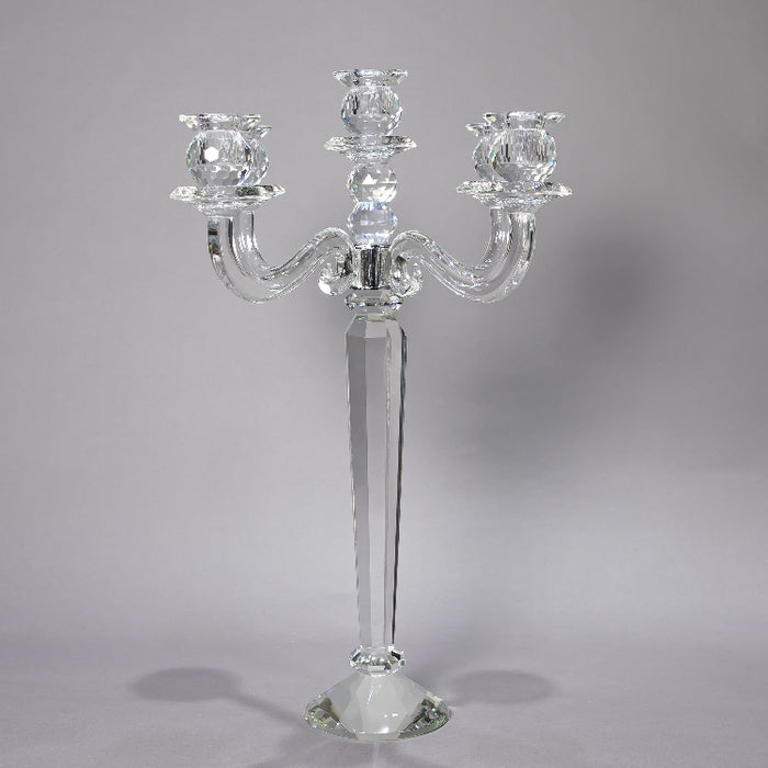 CRYSTAL CANDLE HOLDER 5 ARMS (418060106)