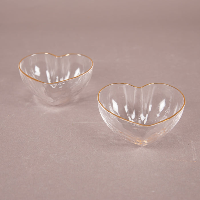 AMOUR BRCLCATE MINI BOWL 2PC CLEAR (202016259)