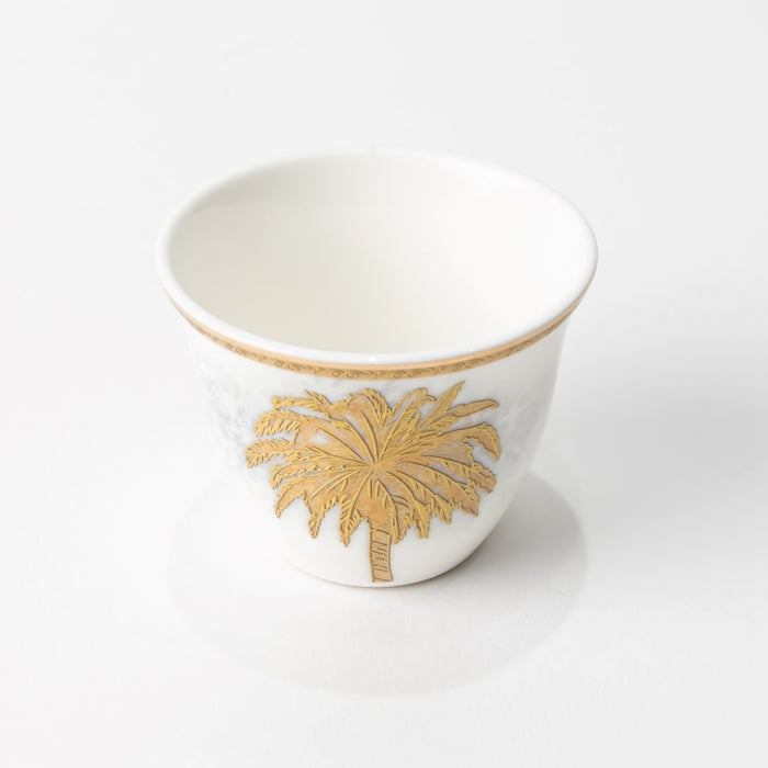 TWINS-6PCS CAWA CUP SET PALM GOLD (202029275)