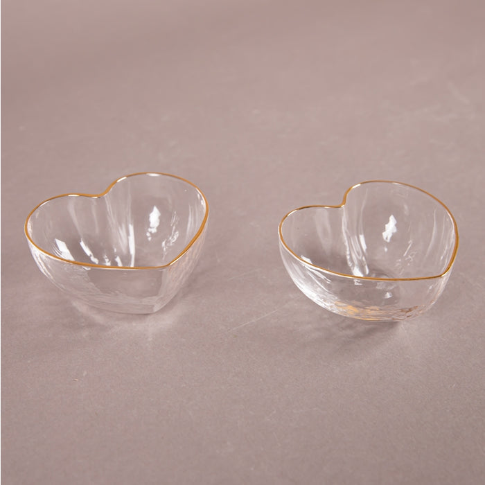 AMOUR BRCLCATE MINI BOWL 2PC CLEAR (202016259)