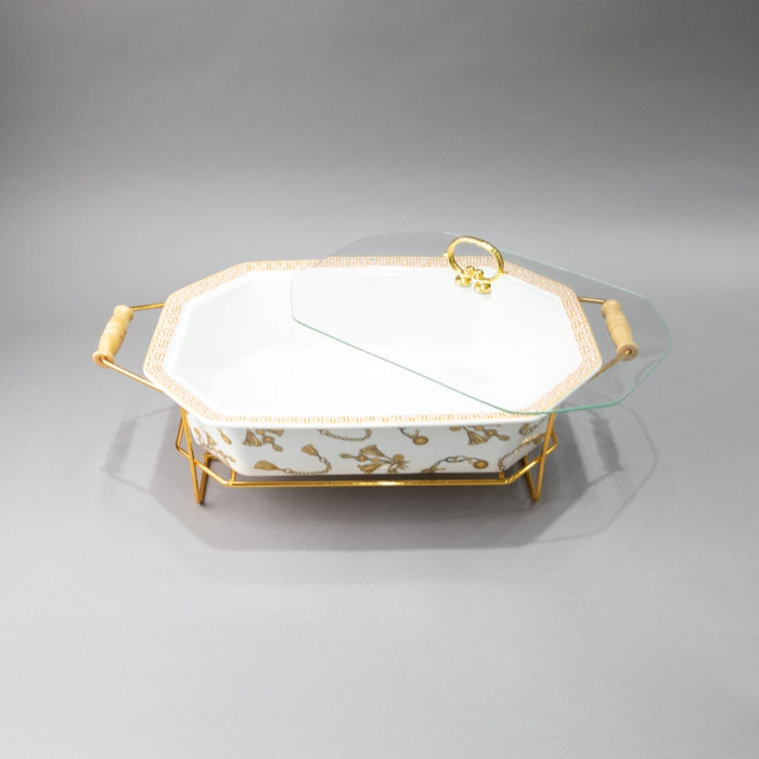 WEIDA 16" OCTAGON CASSEROLE RED (202029288)