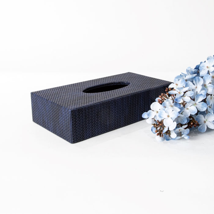 RECT. TISSUE BOX NAVY BLUE (202042209)