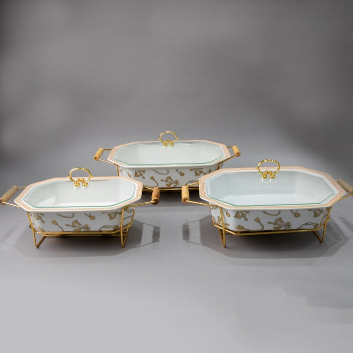 WEIDA 14.5" OCTAGON CASSEROLE RED (202029287)