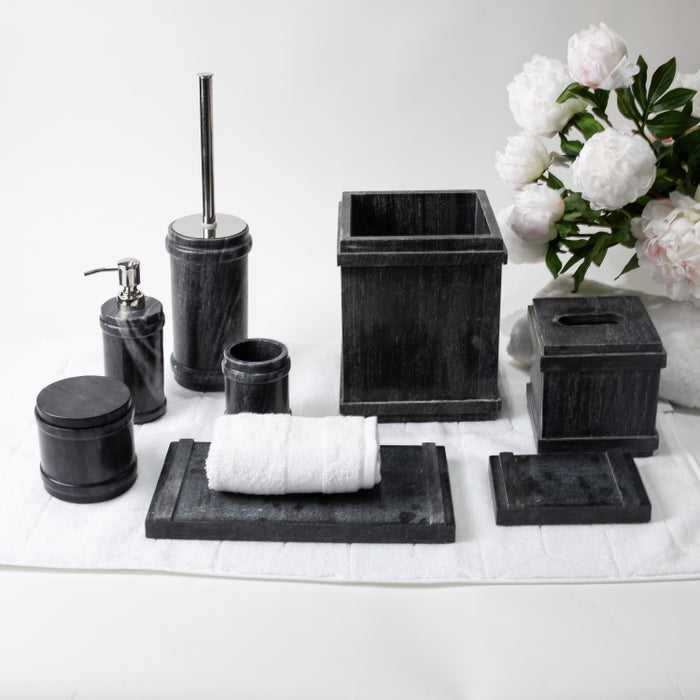 OTL-8PCS BATHROOM SET BLACK (264846574)