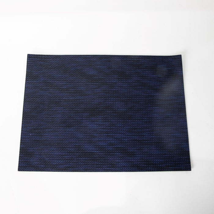RECT.PLACEMAT DOUBLE SIDED VIMINI GREEN/NAVY (202042208)