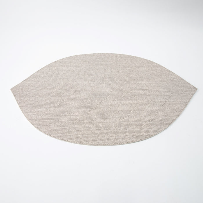 LEAF PLACEMAT BRAID LATTE (202055052)