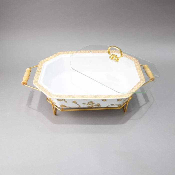 WEIDA 14.5" OCTAGON CASSEROLE RED (202029287)