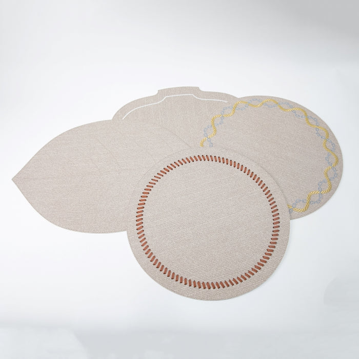 CROWN PLACEMAT W/LINE BRAID LAT (202055051)