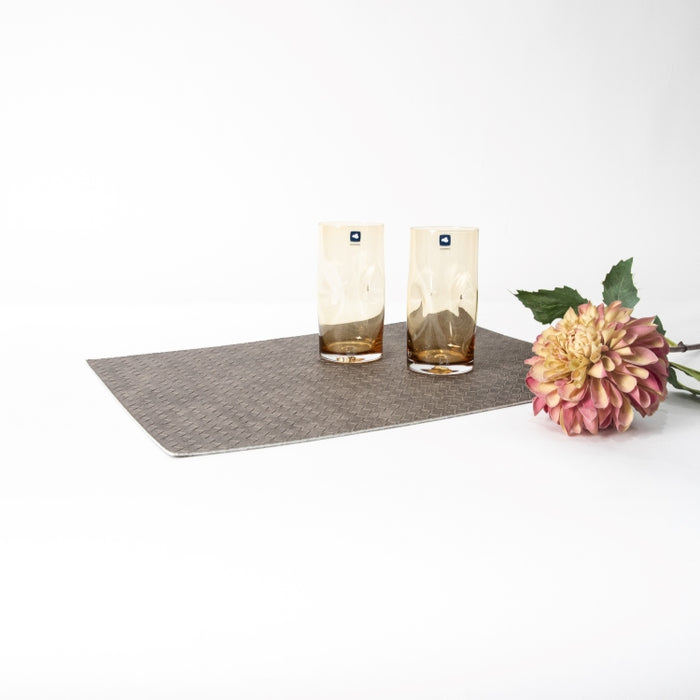 RECT.PLACEMAT BROWN (202042195)