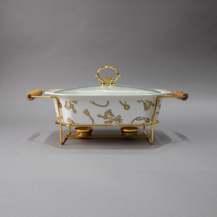 WEIDA 12.5" OCTAGON CASSEROLE RED (202029286)