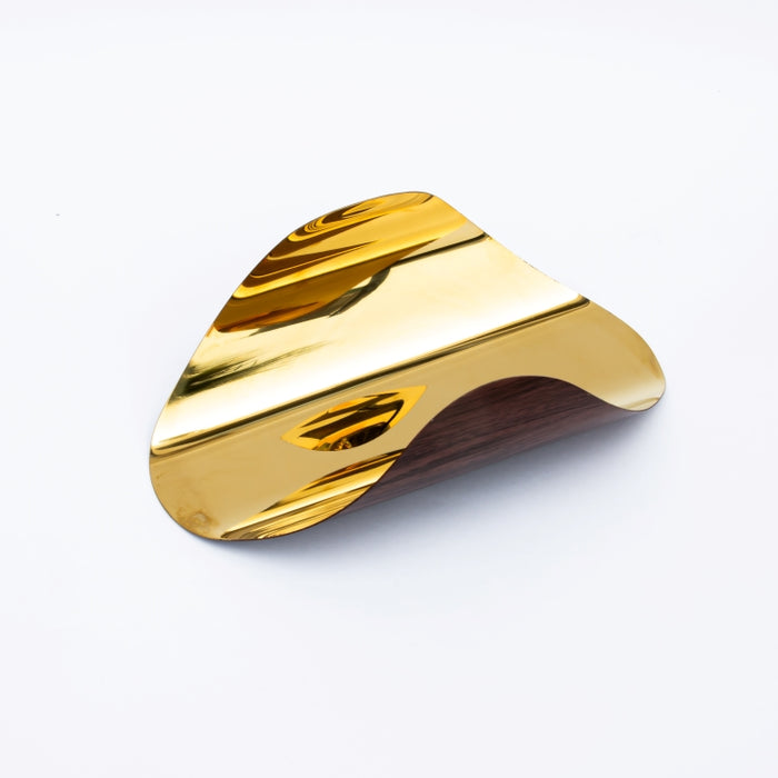 DAZHANG-STAINLESS STEEL TRAY GOLD 26X17X13CM (202107500)