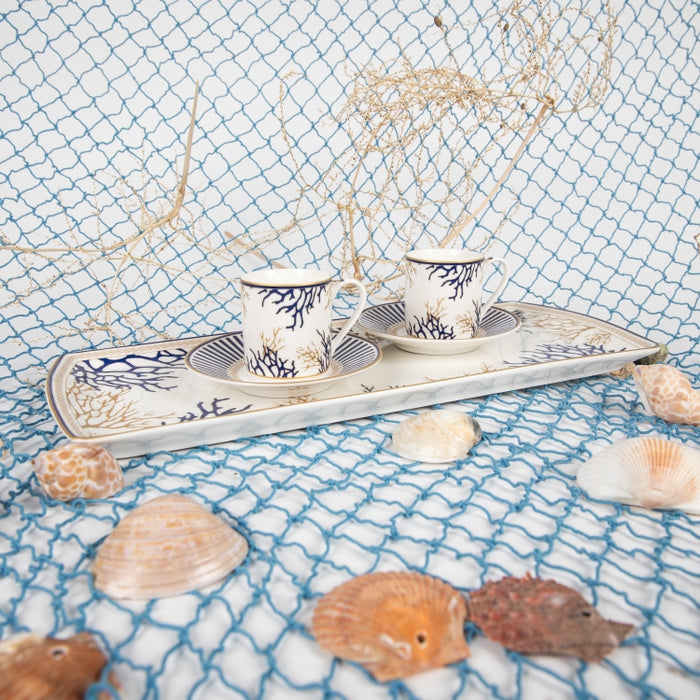 CORALLO SET/2 COFFEE CUP&SAUCER 80ML (202073436)