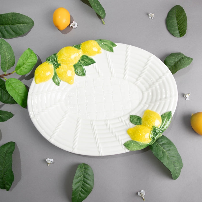 LEMON CANESTRATED BOWL 38CMX30CM (202029179)