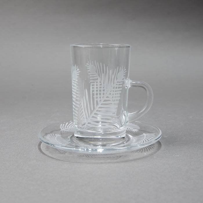 NABEISI-SET/6PCS TEACUP&SAUCER SLV (202016512)