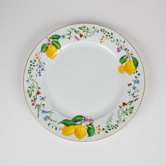 FLEURS CITRONS PORCELAIN DINNER PLATE 26.5CM (202073341)