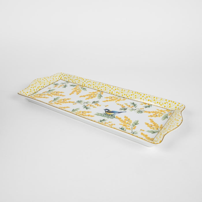 MIMOSA PORCELAIN SERVING PLATTER 35X15CM (202073375)