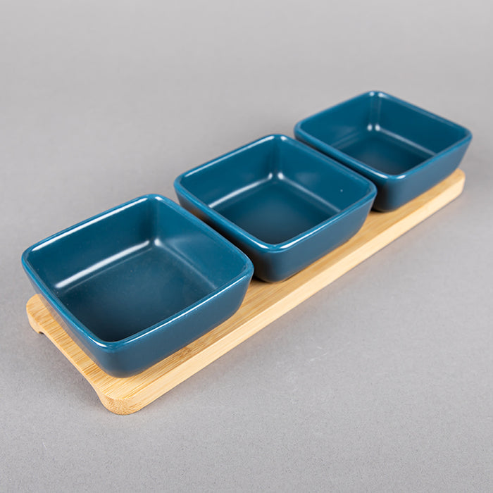 ENTERTAINER SET OF 3 BOWL NAVY (202044364)