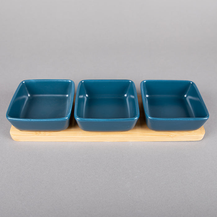 ENTERTAINER SET OF 3 BOWL NAVY (202044364)
