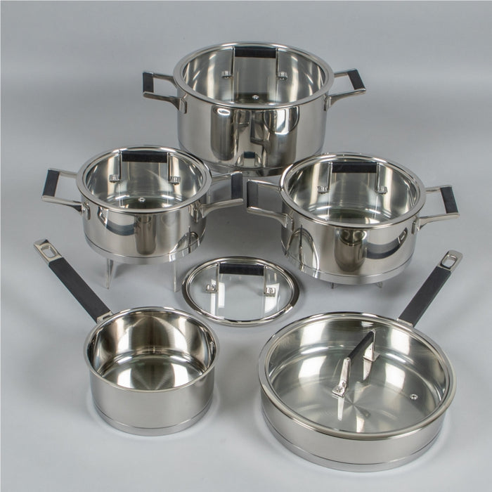 TOPIN STAINLESS STEEL 10PCS. COOKWARE SET 0.7M (208031056)